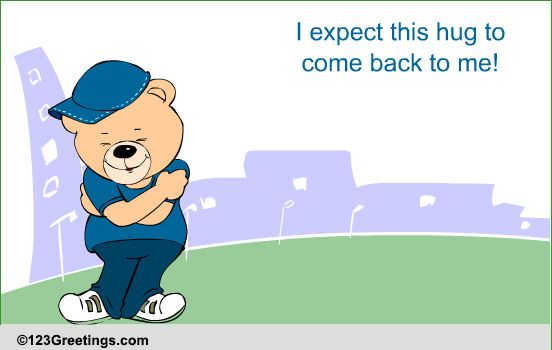Send A Long Distance Hug! Free Just Because eCards, Greeting Cards