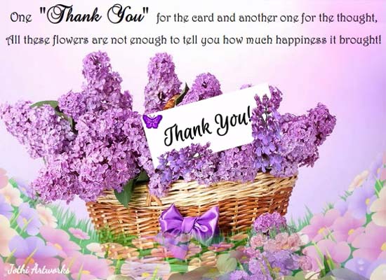 Flowers Are Not Enough To Thank! Free For Everyone eCards 123 Greetings