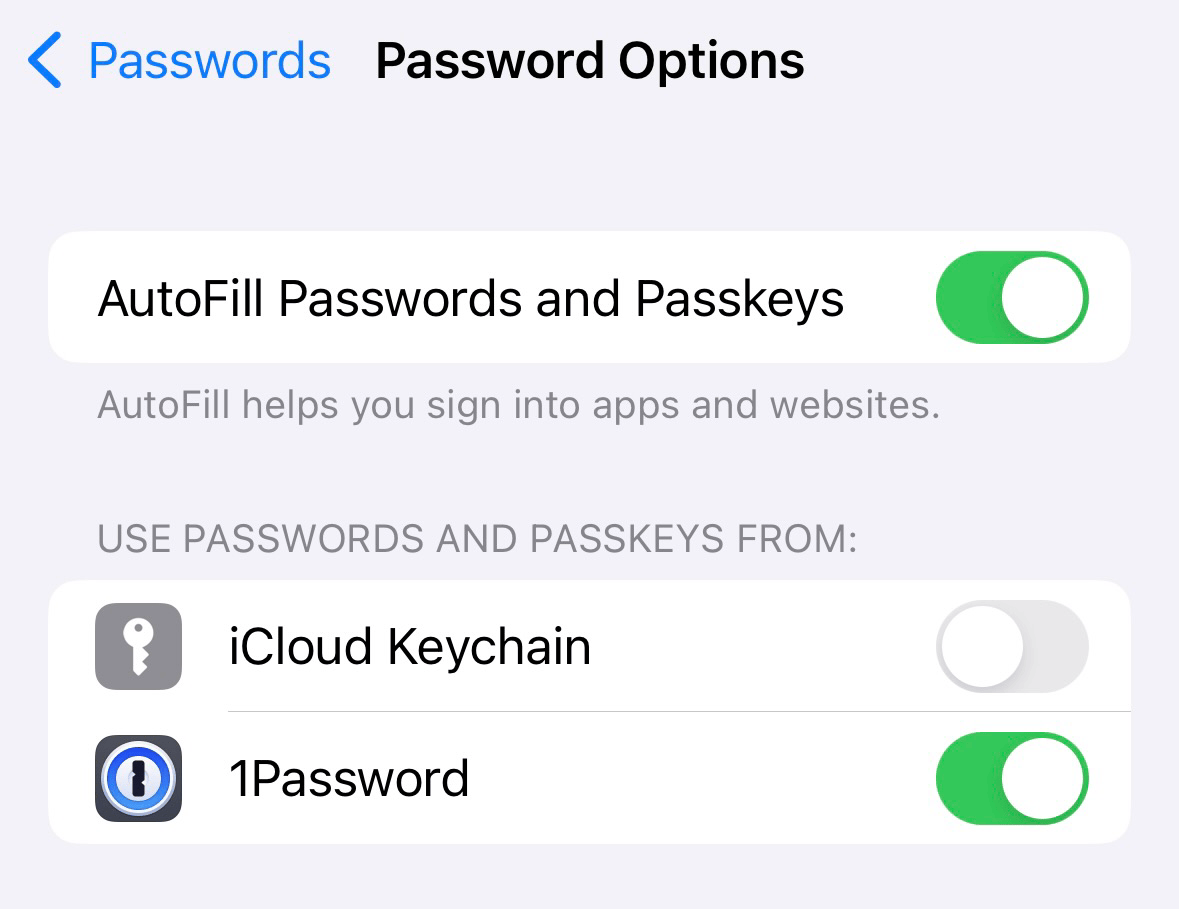 Use 1Password to fill and save in apps and browsers on your iPhone and iPad