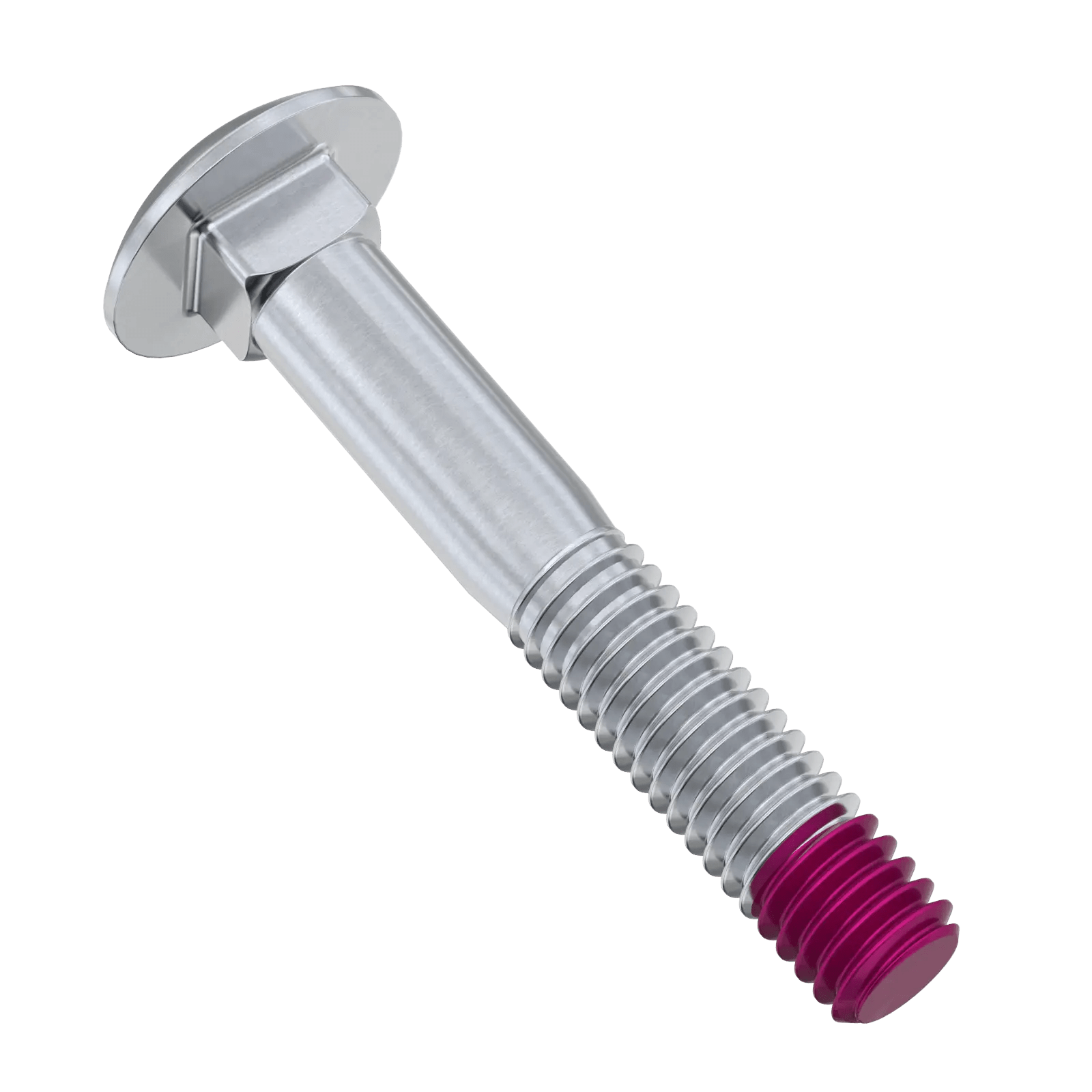 Buy M6 x 70mm Carriage Bolts (DIN 603) Thread Locking Stainless Steel (A2) Save 56