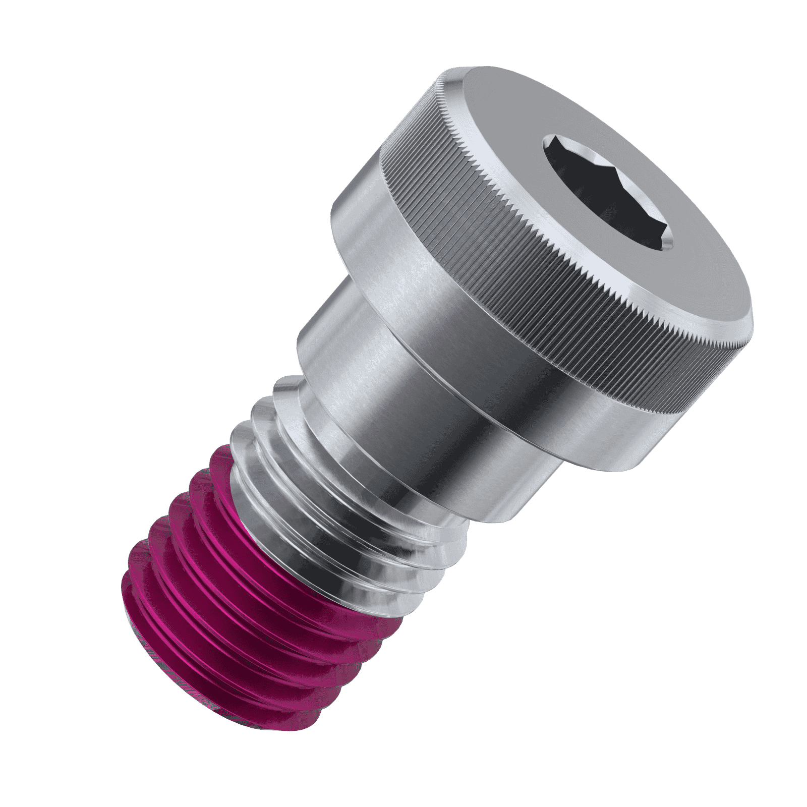 M10 (12mm) x 20mm Knurled Socket Shoulder Screws (ISO 7379) Thread