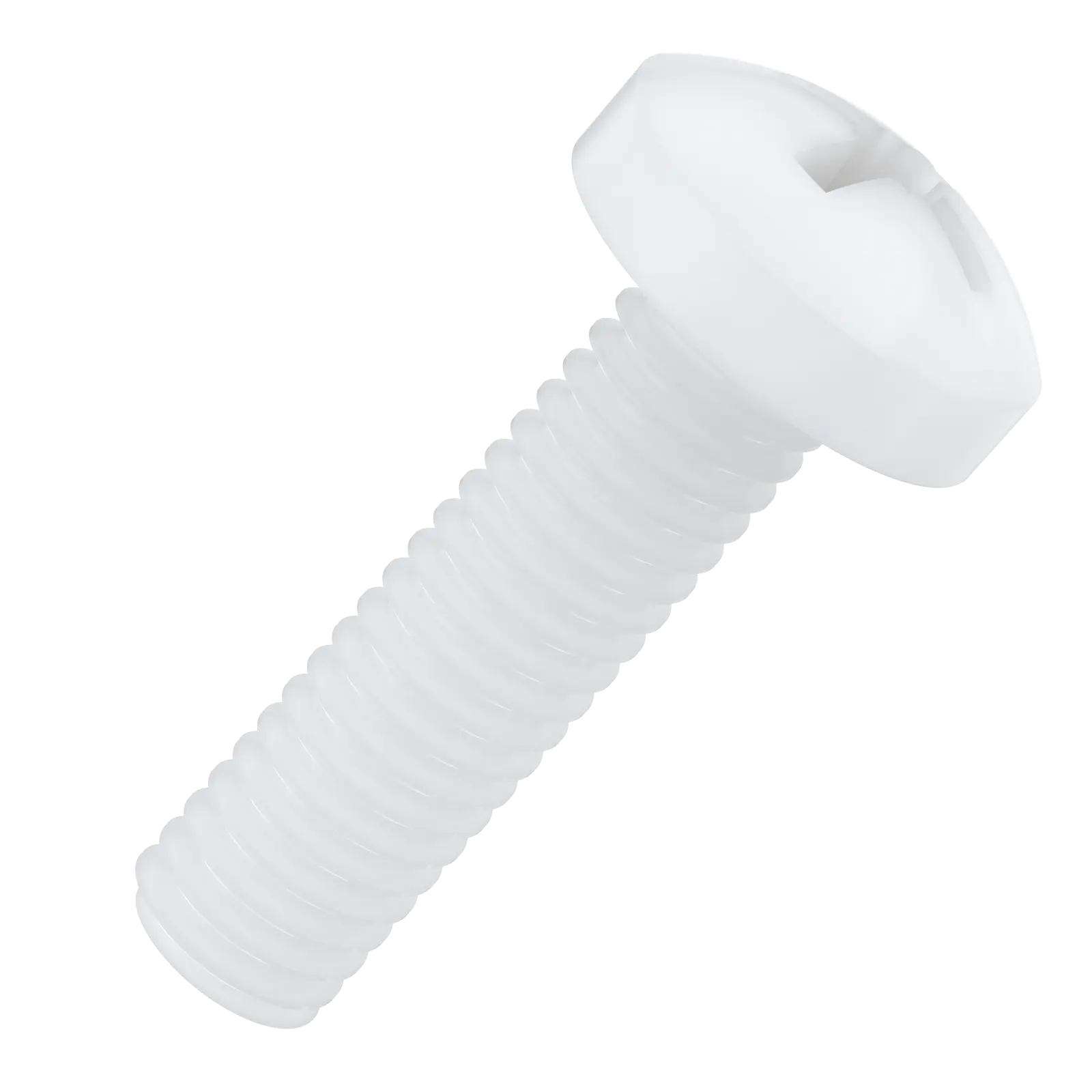 Buy M4 x 12mm Pozi Pan Head Screws Nylon Accu