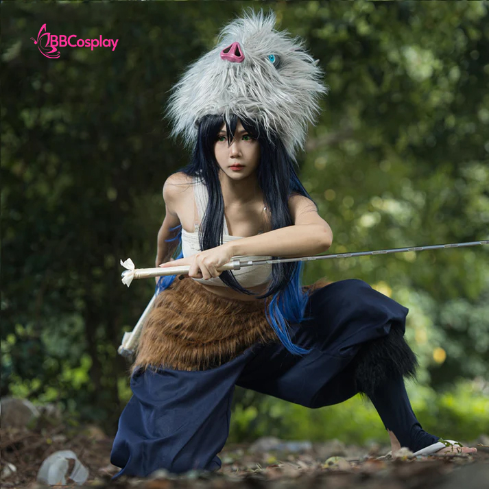 Đồ Cosplay Hashibira Inosuke Phiên Bản Nữ Kimetsu No Yaiba Giá Tốt