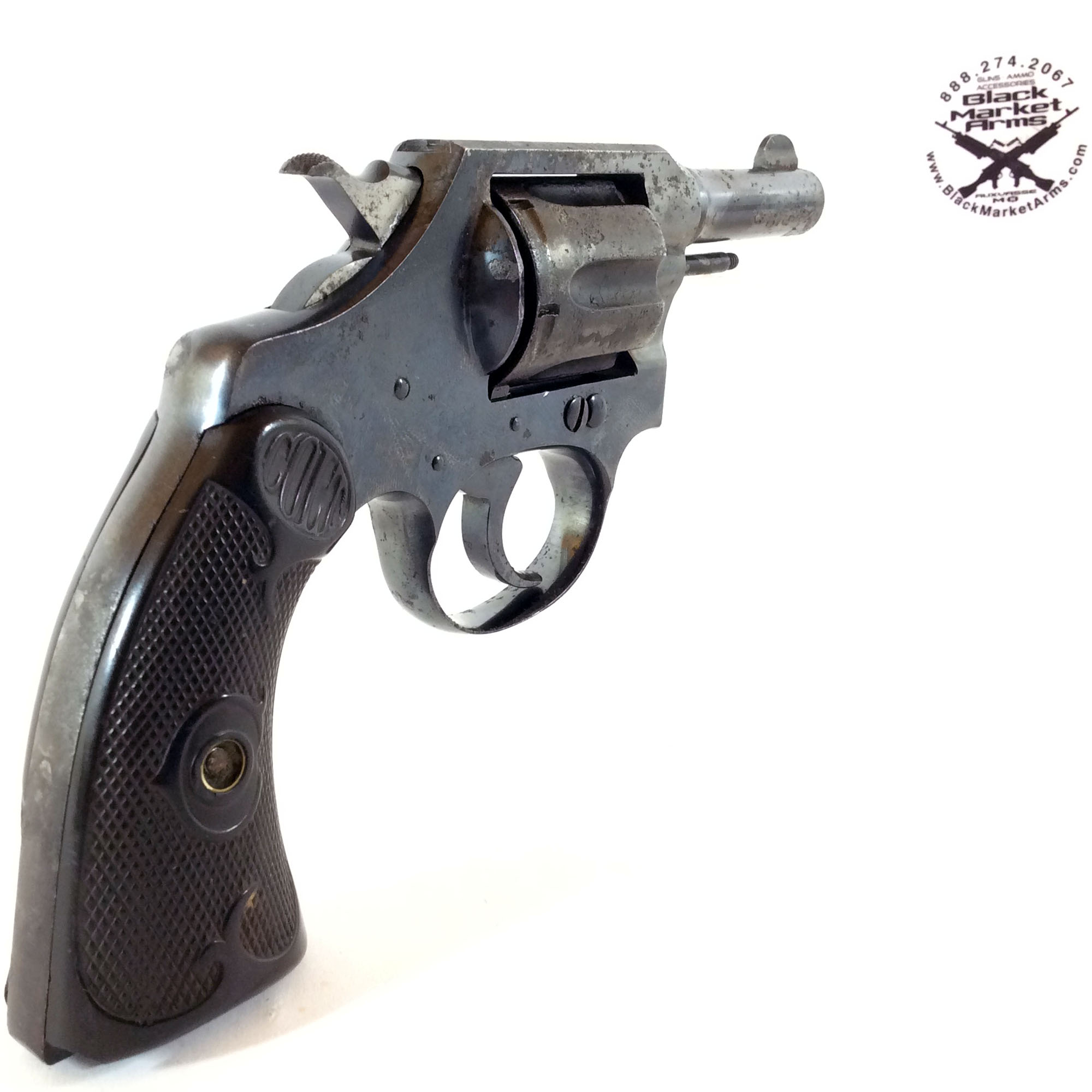 1938 COLT POLICE POSITIVE .32 POLICE REVOLVER CTG 2.5in BARREL Black