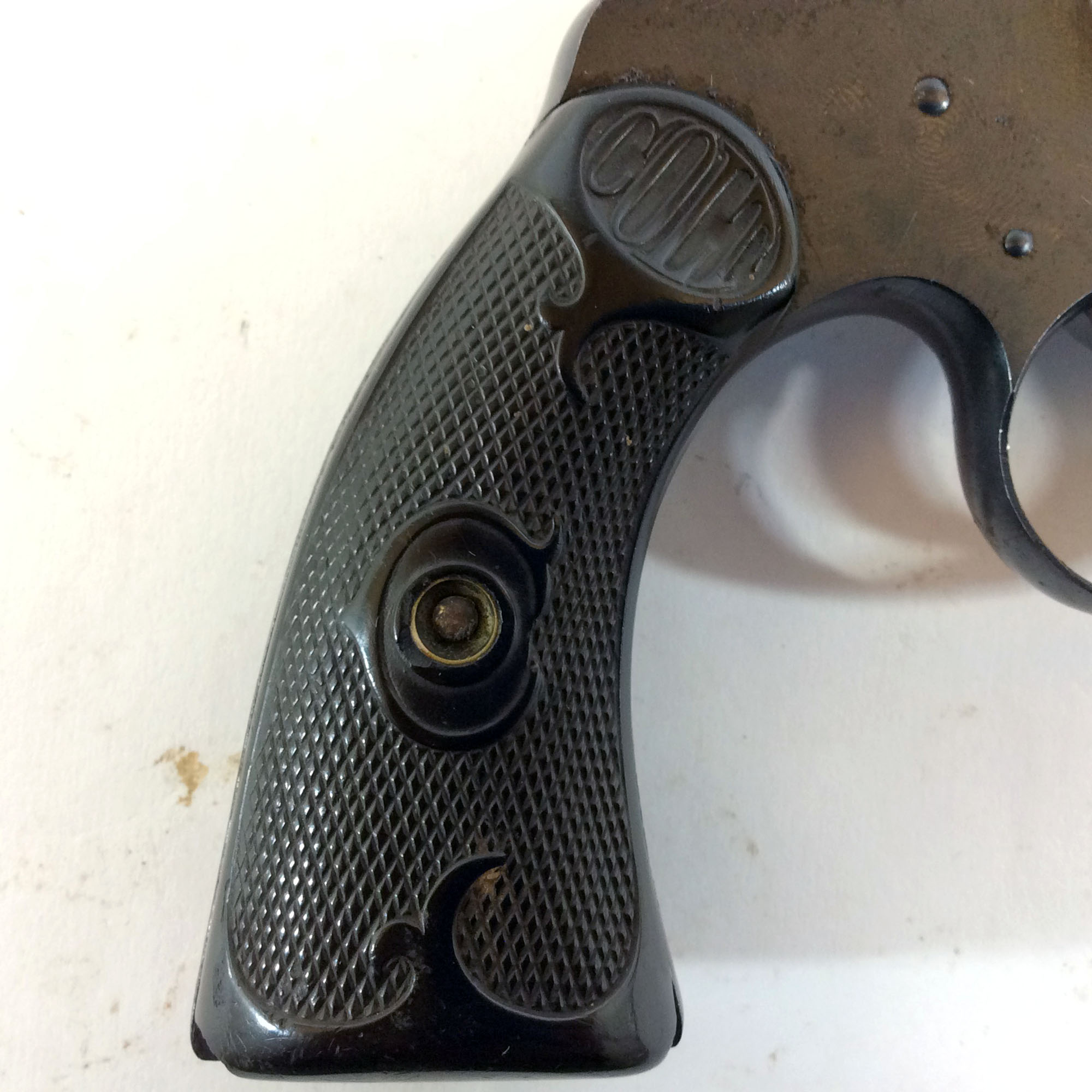 1938 COLT POLICE POSITIVE .32 POLICE REVOLVER CTG 2.5in BARREL Black