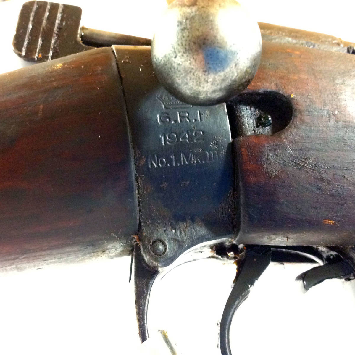 ISHAPORE 1 MK III .303 BOLT SMLE DRILL RIFLE C&R OK W/ WELDED CHAMBER