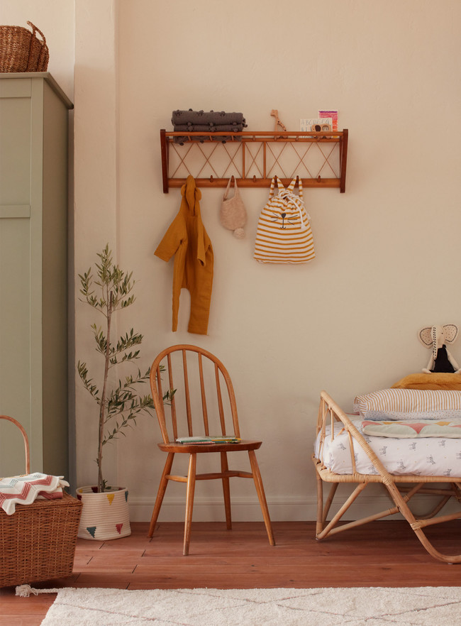 Zara Home nos propone habitaciones infantiles en las que el ratán es el