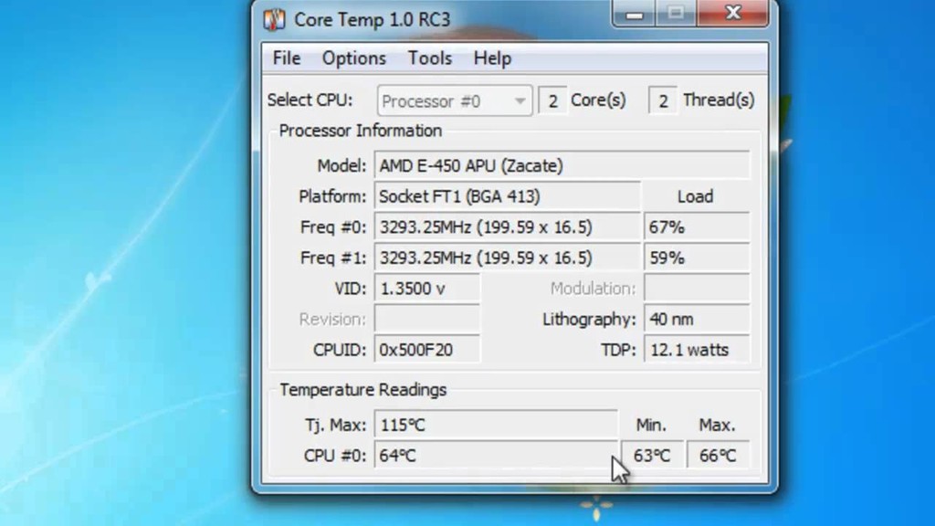 Cómo saber la temperatura de la CPU de tu PC