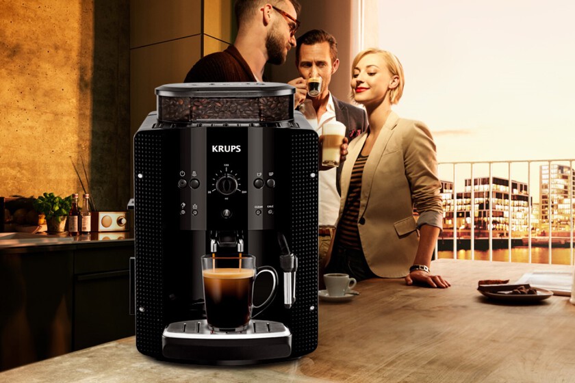 La cafetera superautomática más vendida de Amazon es de Krups, prepara