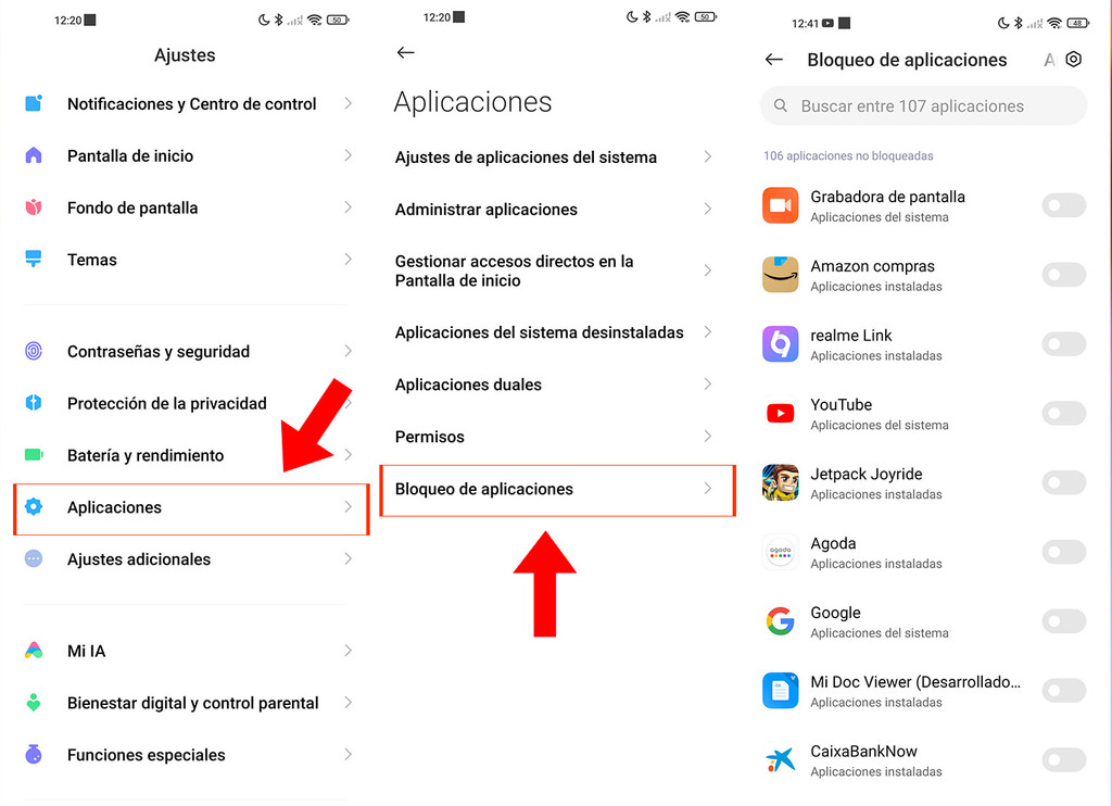 Cómo ocultar o bloquear las aplicaciones en nuestro teléfono Xiaomi sin