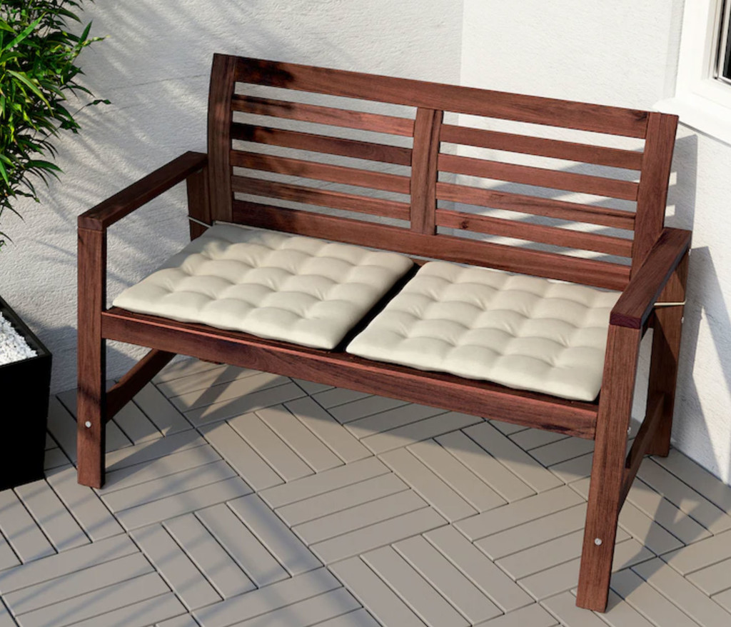 Sofás de exterior pequeños de Ikea y El Corte Inglés con los que