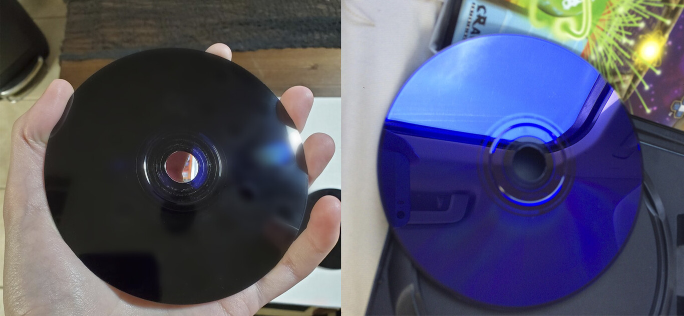 Por qué los discos de la primera PlayStation eran negros y los de PS2