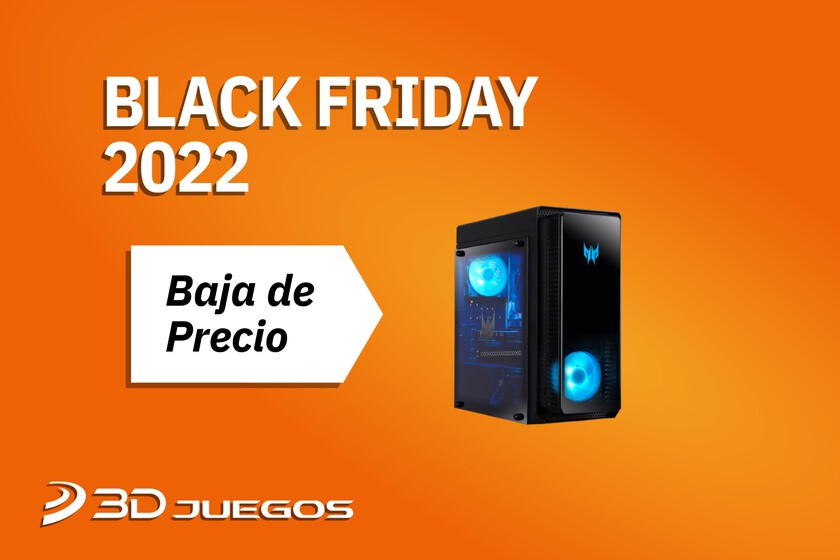 Black Friday 2022 PC gaming por 1.299 euros en MediaMarkt