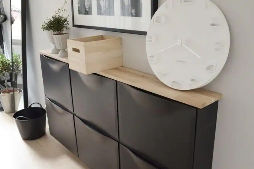 El zapatero barato ideal para entradas pequeñas es de Ikea y ahora te