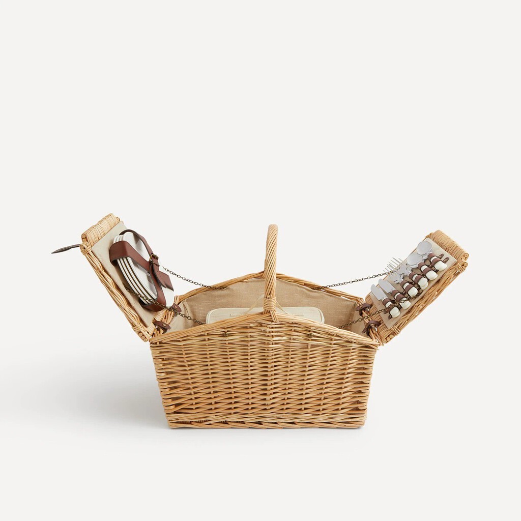 Seis juegos de vajillas montar un picnic improvisado, tan prácticas