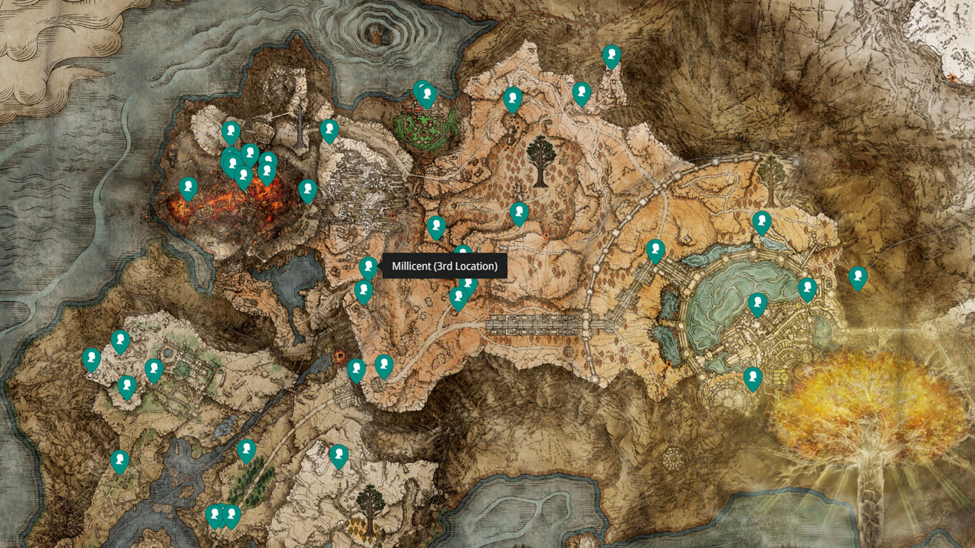 Millicent y Gowry en Elden Ring dónde encontrarlos y cómo completar su