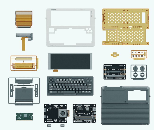 El Clockwork DevTerm es un espectacular mini PC basado en una Raspberry