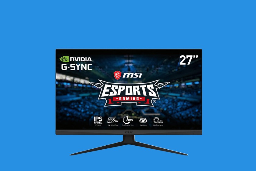 Este monitor gaming de 27" compatible con NVIDIA GSync recupera su precio mínimo en Amazon