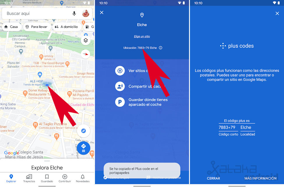 Cómo compartir tu ubicación usando los códigos Plus de Google Maps para