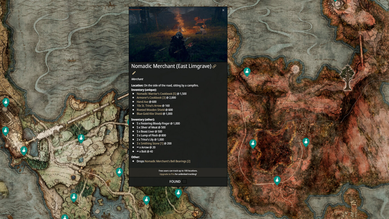 Comerciantes en Elden Ring dónde encontrarlos todos y qué vende cada uno