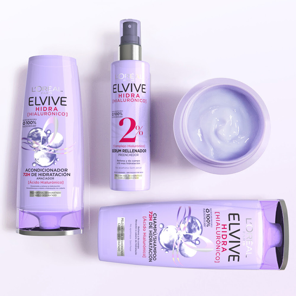 La nueva línea de Elvive con ácido hialurónico lleva el uso de este