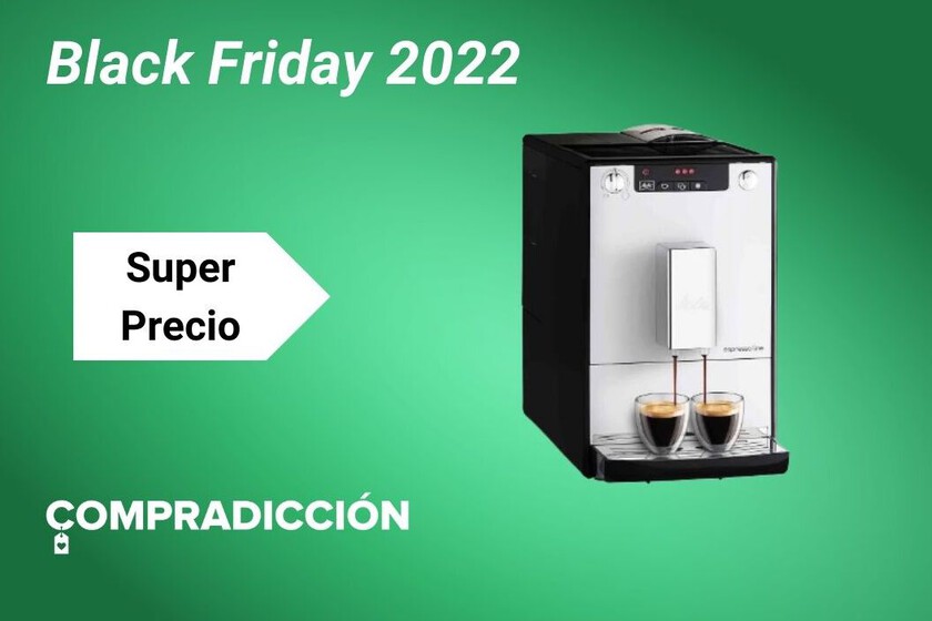 Black Friday 2022 cafetera espresso Melitta por 239,99 euros en MediaMarkt