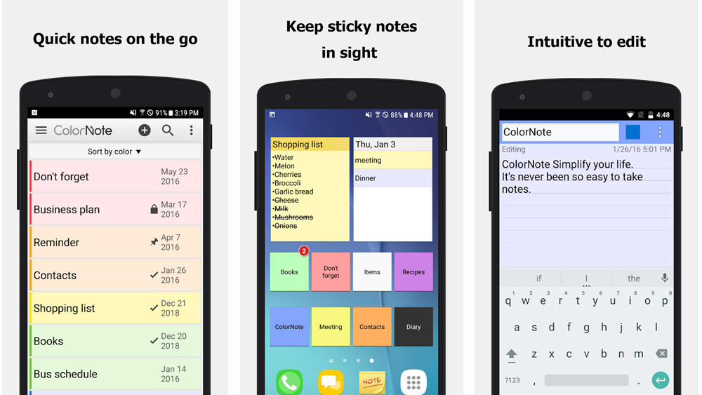 13 apps para tomar notas en el smartphone o tablet y despedirse de las