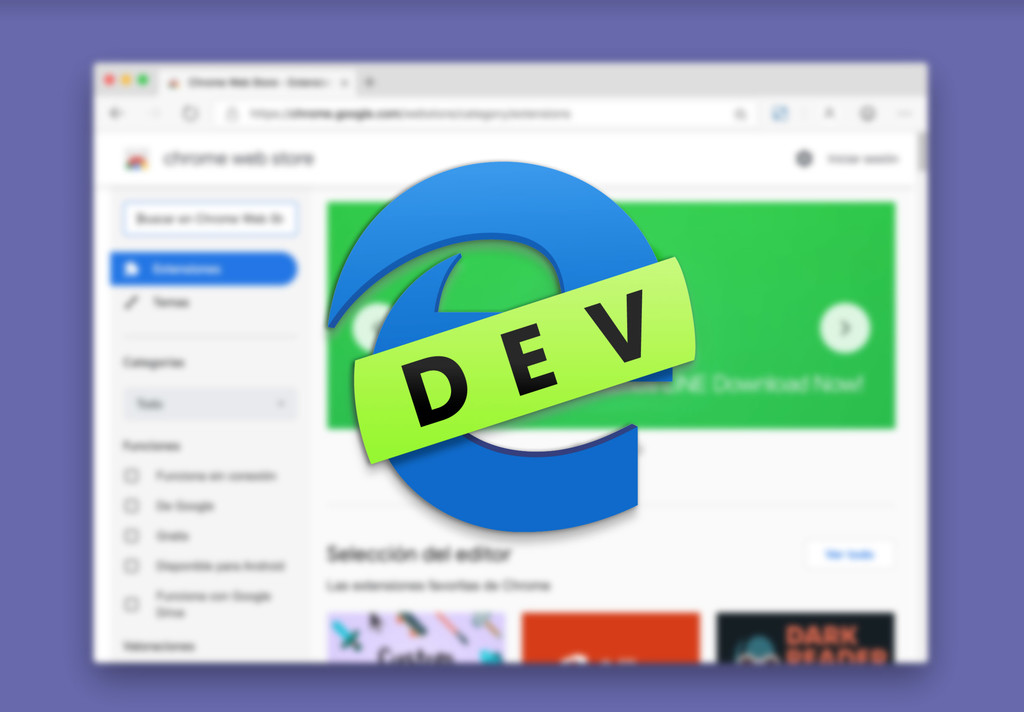 Microsoft Edge cómo instalar extensiones de Google Chrome