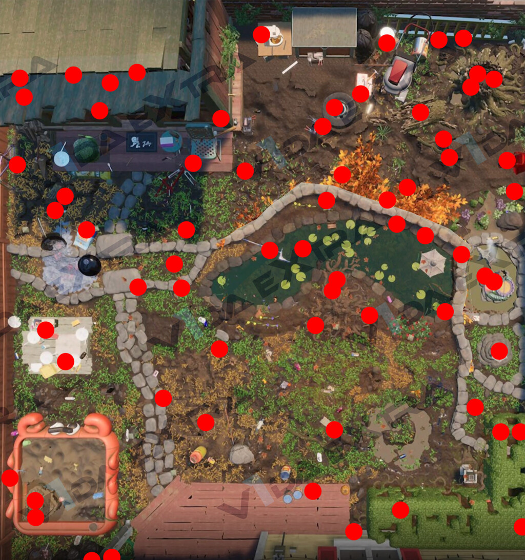 Grounded mapa con todas las muelas y la ubicación de los molares de leche
