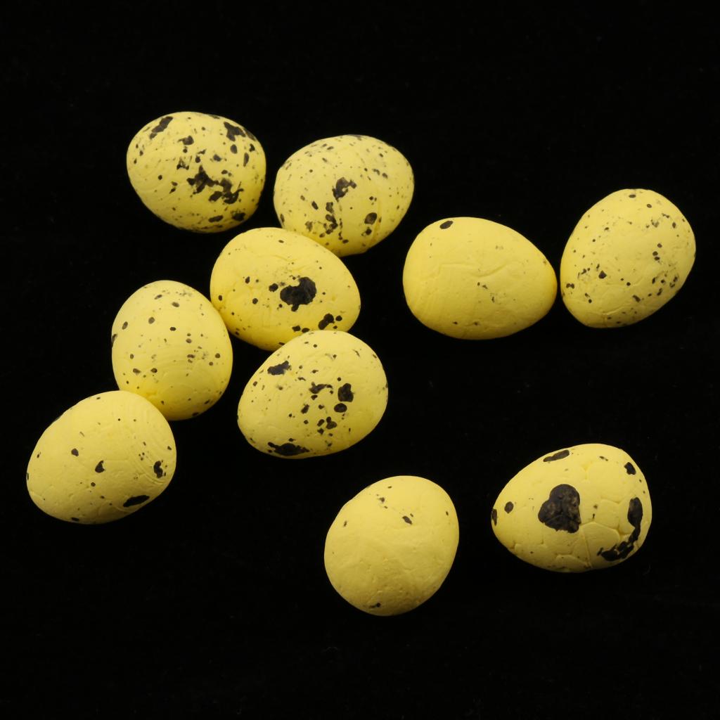 10 Pcs Fake Artificial Eggs Faux for Birds Breeding 15 mm/20 mm eBay