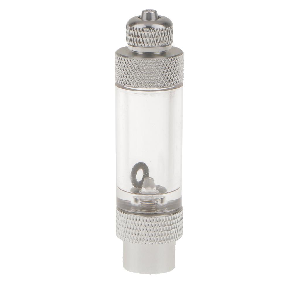 Aluminium Aquarium CO2 Blasenzähler Mit Rückschlagventil
