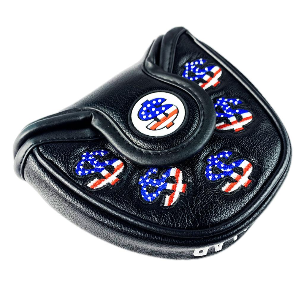 Golf Putter Cover Head Covers PU Leather Mallet Putter Headcover Dollar