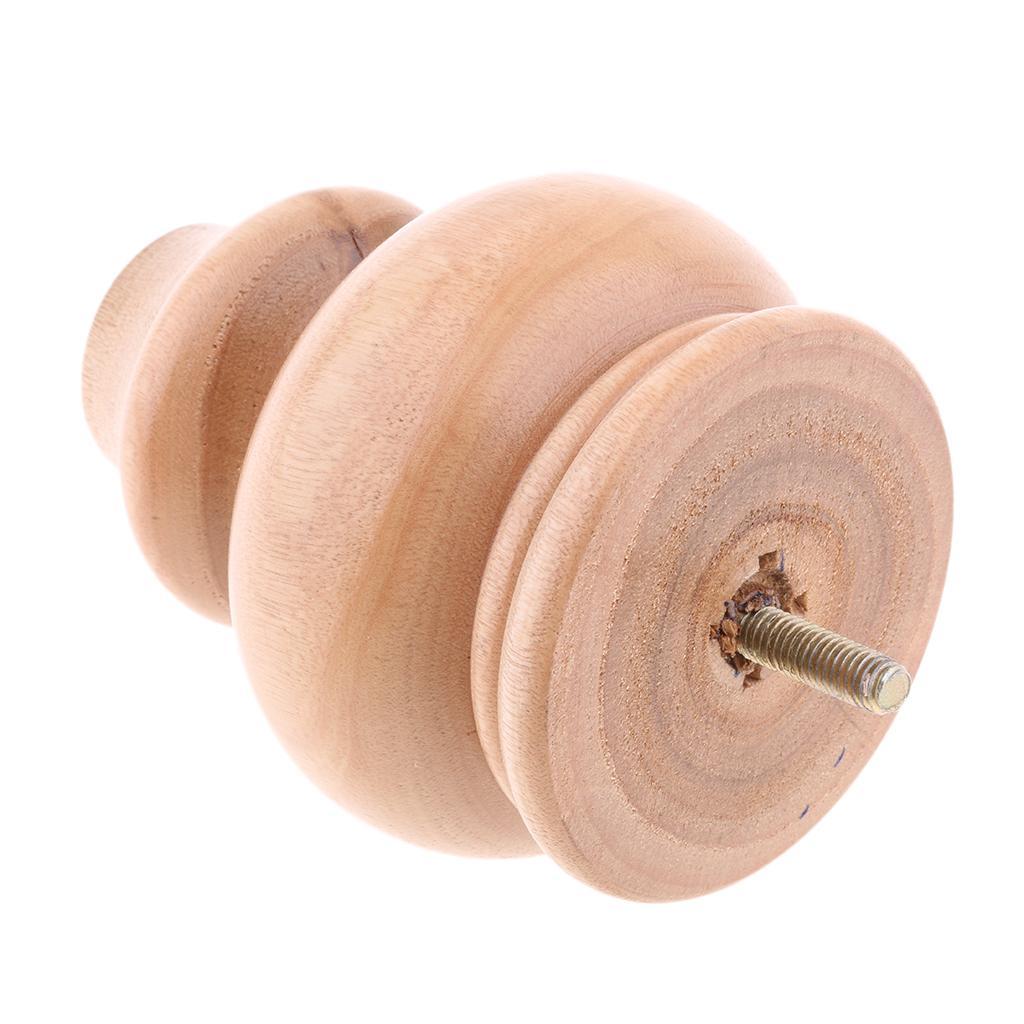 4 Pieces Solid Wooden Furniture Legs Extenders for Sofa/Couch/Chair/Bed