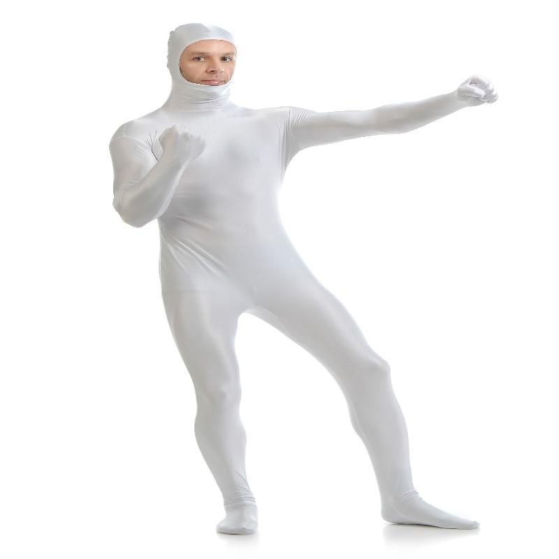 Full Body Spandex Suit Open Face Catsuit Halloween Party Zentai Costume