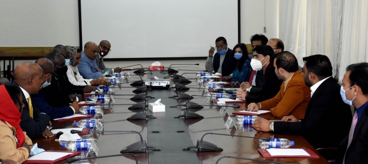 Delegation from Djibouti calls upon Moeed Yusuf, to discuss matters of