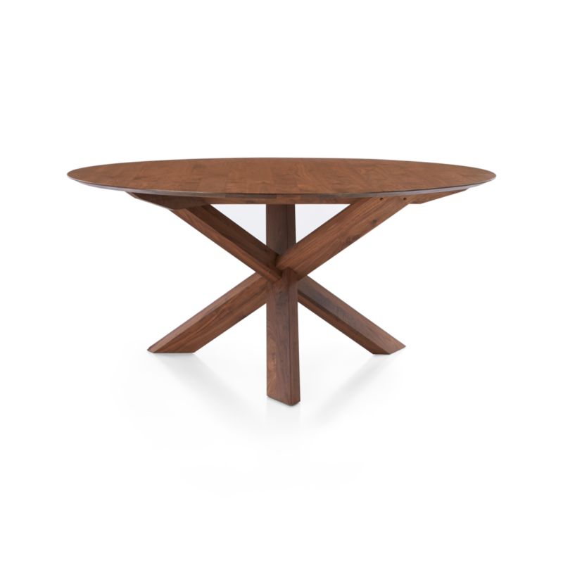 Apex 64" Round Dining Table in Apex Collection Crate and Barrel