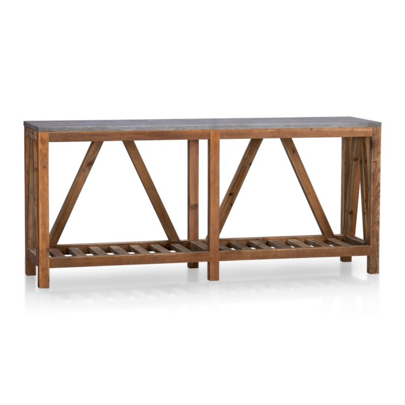 Bluestone Console Table in Coffee Tables & Side Tables Crate and Barrel