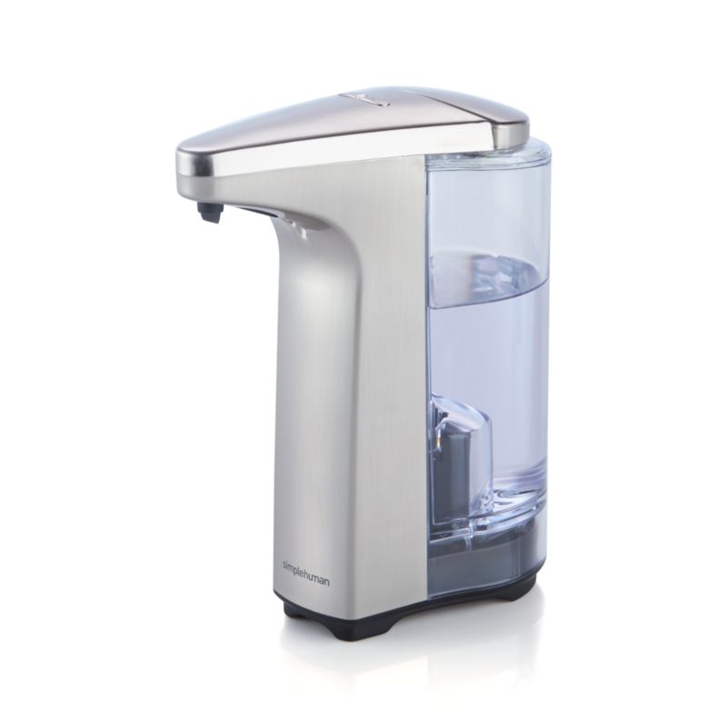 simplehuman ® Brushed Sensor Soap Dispenser Crate and Barrel