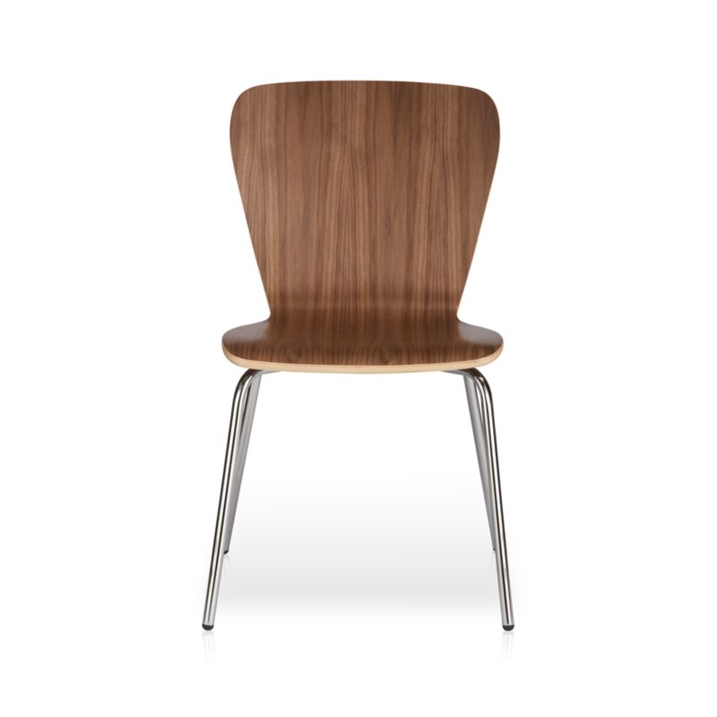 Felix Walnut Dining Chair in Dining Chairs Crate and Barrel