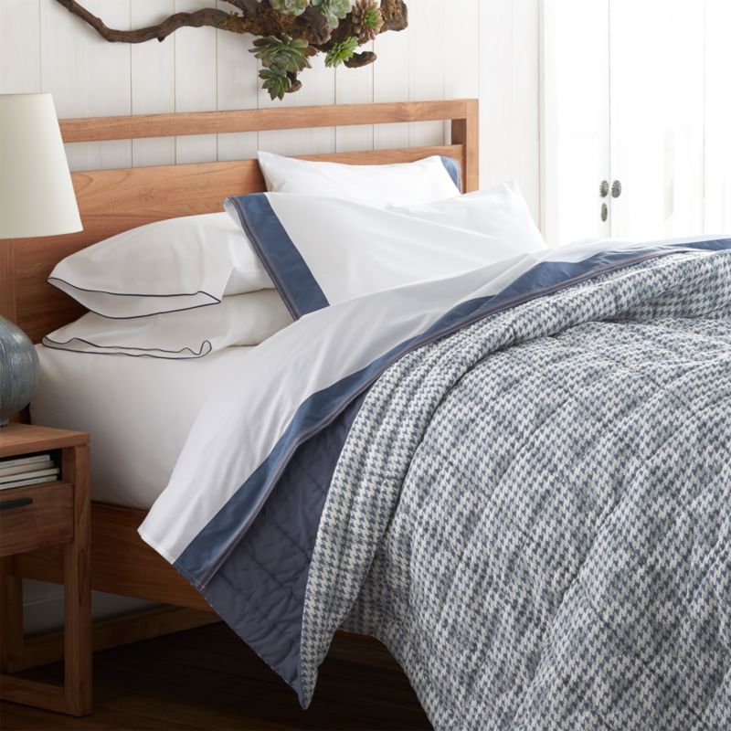 Oxford Blue Full/Queen Quilt Crate and Barrel
