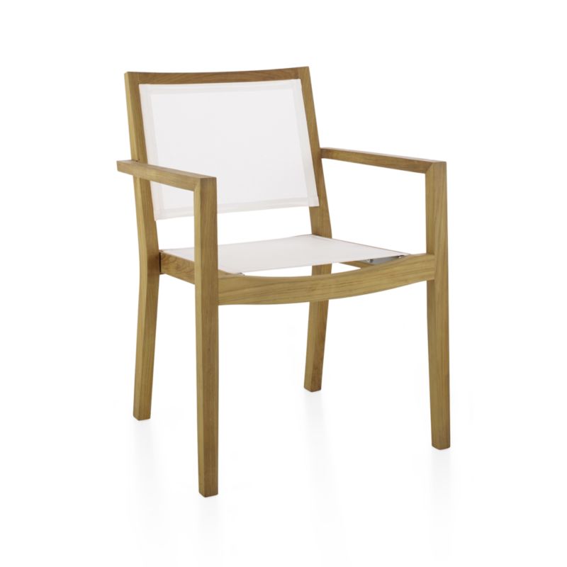 Regatta Mesh Dining Chair in Regatta Dining | Crate and Barrel (800 x 800 Pixel)