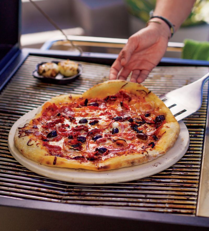 Pizza Grilling Stone Crate and Barrel