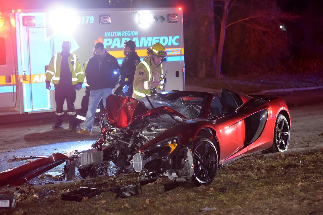 Supercar Destroyed In Crash