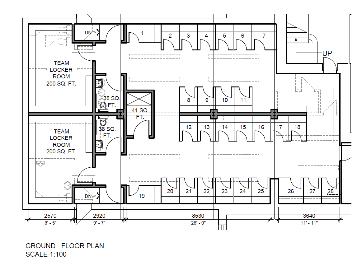 Swimming Pool Changing Room Dwg Floor Layout Plan Pool Changing Rooms