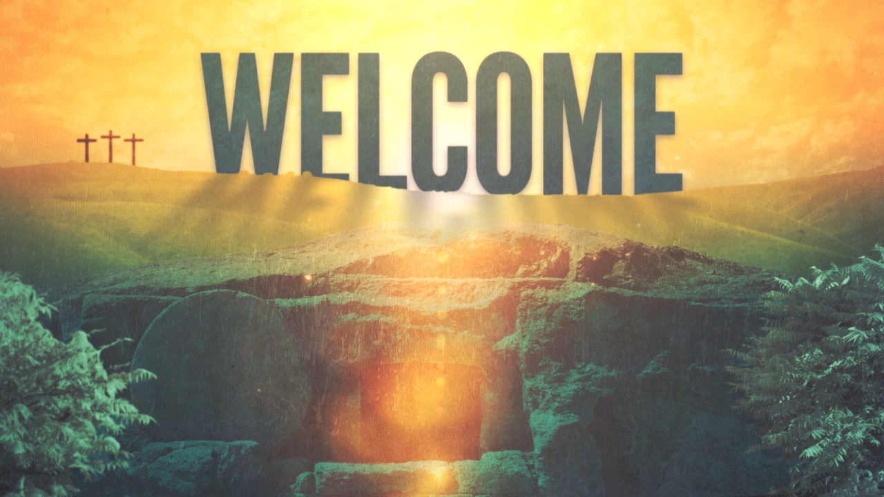 Church Motion Background Easter Morning