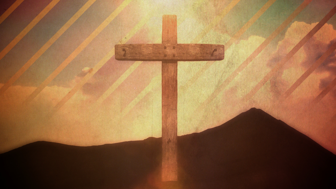 Church Motion Background Cross and Clouds 01