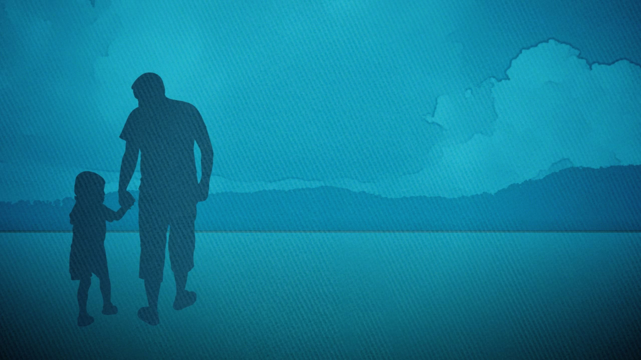 Church Motion Background Father's Day Blue 01