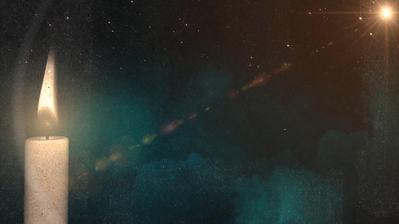 Church Motion Background Christmas Eve Candlelight