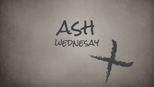 Church PowerPoint Template Ash Wednesday