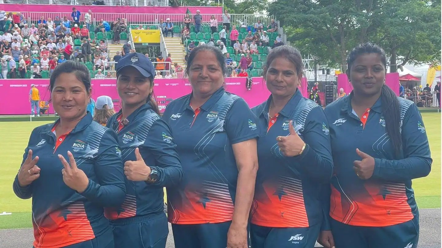 Commonwealth Games India confirm firstever medal in Lawn Bowls